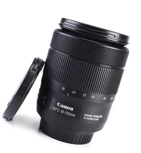 Canon EF-S 18-135mm f3.5-5.6 IS Image Stabilizer Nano USM Lens EOS DSLR F&R Caps - Picture 1 of 13