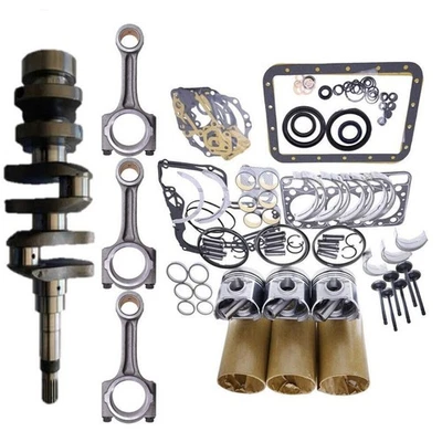 Crankshaft Con Rod Overhaul Rebuild Kit For Yanmar Engine 3TN84L 3TN84E 3TN84RJ - Image 1 of 2