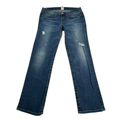 Pantalones de mezclilla True Religion para mujer talla 32 azul desgastado corte boot Foto 1 de 4