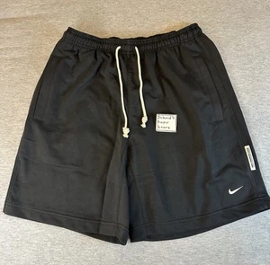 Pantalones Cortos Nike Hombre M Edición Estándar 9" DQ5712-010 Terry Francés Baloncesto Negro - Imagen 1 de 11