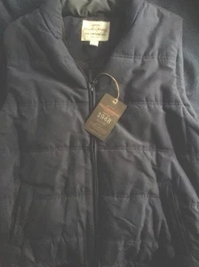 Original Weatherproof Vintage Puffer Vest Mens Size Large Blue Full Zip NEW - Picture 1 of 1