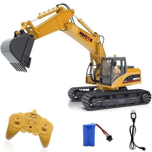 Fisca Remote Control Excavator RC Construction Vehicles 15 Channel 2.4G Full - Image 1 of 4