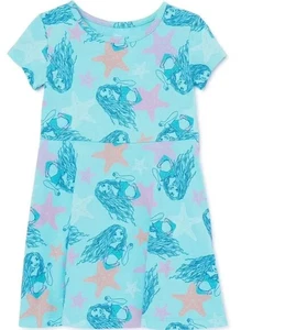 DISNEY The Little Mermaid Kleid BABY und KLEINKIND MÄDCHEN GRÖSSE WÄHLBAR NEU - Bild 1 von 7