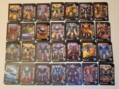 Lot of 28 Transformers TITANS RETURN CARDS 2017 Leader Voyager SEE DESCRIPTION - Image 1 of 4