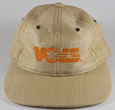 Vintage Tennessee Volunteers Straw Hat Cap Trucker Savage Orange Deadstock EUC - Image 1 of 4