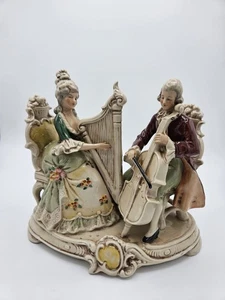 Porzellan Figur Musik Paar - Bild 1 von 7