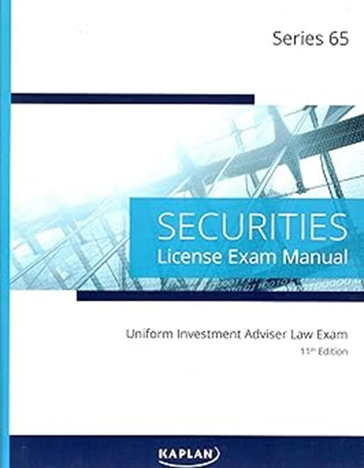Kaplan Series 65 License Exam Manual, 11th Edition [Paperback]: Comprehensive Se Foto 1 de 1