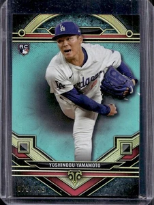 2024 Triple Threads Yoshinobu Yamamoto Aquamarine RC #72/149 Dodgers - Picture 1 of 2
