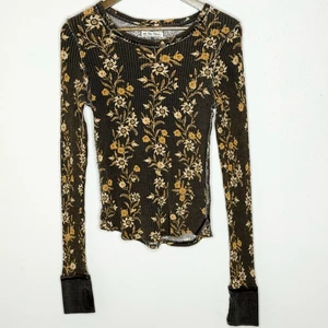 We The Free Sunflower Waffelstrick Langarm Boho Shirt - Damen US L - Bild 1 von 11