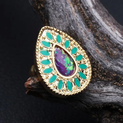 Chakra Opal Cartilage Tragus Earring 18ga - Image 1 of 2