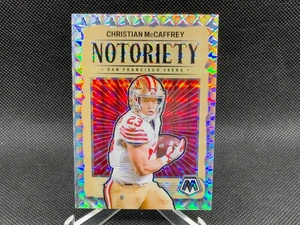 2024 Mosaik CHRISTIAN McCAFFREY Silver Reactive Prizm Notoriety RC #9 49ers - Bild 1 von 2
