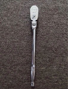 Snap-on FLF80A 3/8" Dr Dual 80 Flex Kopf Ratsche Werkzeug langer Griff Chrom - Bild 1 von 8