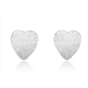 NUEVO Moderno Pendientes Corazón Esmaltado Plata de Ley 925 - Imagen 1 de 1