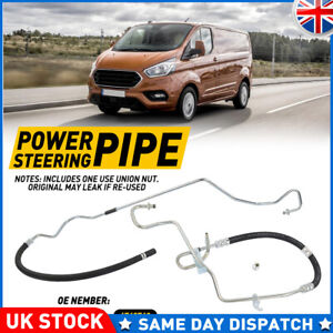 New Power Steering Pipe High & Low For 2013-ONWARDS FORD TRANSIT CUSTOM 2.2 FWD