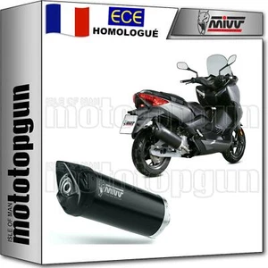 MIVV POT D ECHAPPEMENT APPROUVE MOVER ACIER NOIR YAMAHA X-MAX 125 2019 19 - Photo 1/3