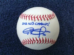 GEORGE KONTOS HANDSIGNIERTER OFFIZIELLER MAJOR LEAGUE BASEBALL - S.F. RIESEN - Bild 1 von 3