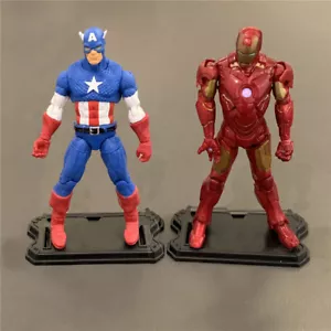 2Pcs Marvel Universe Legends 3.75" Iron Man Captain America Action Figure Toys - Picture 1 of 8