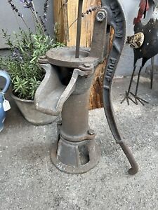 Garden Water Pump Blockley Industrial Cast Iron Vintage Water Pump water Rusty
