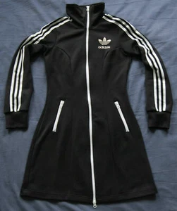 Adidas Jacke Mantel Kleid Longjacke Vintage Tunika Kleid Maxi 36 38 S M - Bild 1 von 4