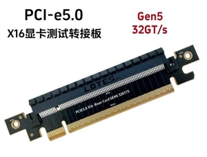 Carte d'extension PCIe5.0 PCI-E 164 broches Gen5 X16 32GT/s Protective Upward 180 riser - Photo 1/11