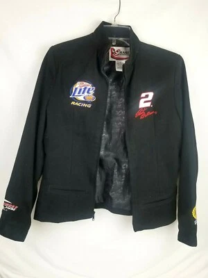 CHAQUETA NASCAR OXIDADA WALLACE PERSECUCIÓN AUTÉNTICA MUJER BORDADA (W) S BK Foto 1 de 4