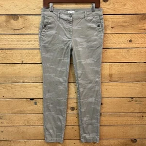 J. Jill Pants Womens 4 Gray Camo Camouflage Straight Stretch Chino 30x29 - Picture 1 of 9