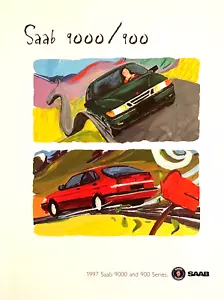 Saab 9000 y 900 1997 — 2 modelos — EE. UU. FOLLETO DE VENTAS - EXCELENTE - Imagen 1 de 1