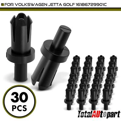 30x Tipo de empuje con retenedor de clip de extremo abierto para Volkswagen Jetta Golf 1993-1997 8 mm Foto 1 de 4