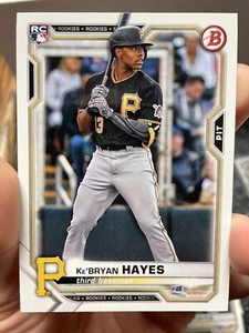 2021 Bowman Ke'Bryan Hayes #66 Rookie Pittsburgh Pirates MENGE!!! ! 🙂 ️ - Bild 1 von 2