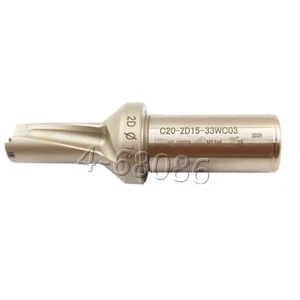 Taladro indexable WPD150-C20-2D U para insertos WCMX03 Φ15 WC-15-2D-C20 WCMT03 - Imagen 1 de 4