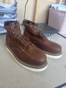 Wolverine W08289 Mens 10.5M Leather Steel Toe 6” Work Boots - Picture 1 of 7