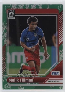 2024-25 Panini Donruss FIFA Optic Dragon Scale Prizm /8 Malik Tillman #2 - Foto 1 di 3