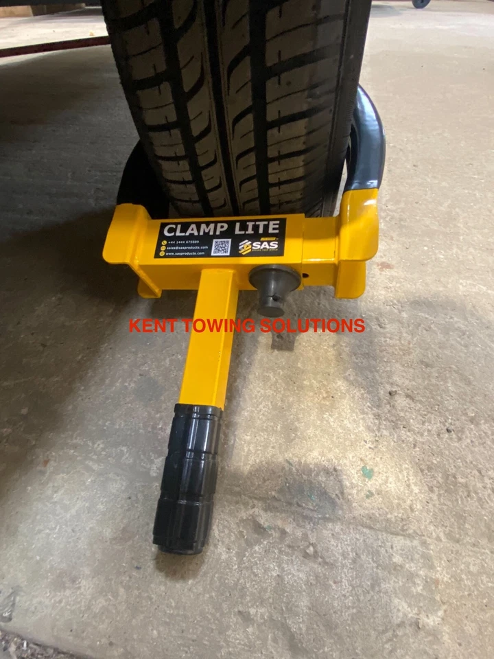 NEW SAS Security Wheel Clamp Universal Size Alloy and Steel 175-275mm Width - Image 1 of 4