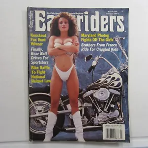 Easyriders Mar 1990 Sportster Drive Belt, Fight National Helmet Law Charity Ride - Picture 1 of 12