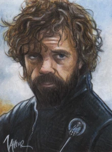 Game of THRONES TYRION Lannister Peter DINKLAGE SKETCH Karte OPEN ED PRINT ART - Bild 1 von 2