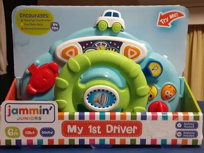 Jammin' Juniors, My 1st Driver Interactive Electronic Toy! Brand New!  - Image 1 of 4