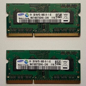 4GB PC3-10600S laptop RAM. Samsung 2GB 1Rx8 09-11-B2 SO-DIMM from Macbook Pro - Picture 1 of 2