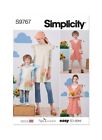 S9767 Sewing Pattern Misses' & Child Wrap Around Aprons Size S-L Simplicity 9767