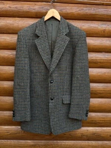 Chaqueta Abrigo Blazer Harris Tweed Lana - Imagen 1 de 8