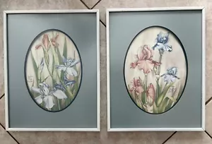 Vintage 1984 2er Set gerahmt signiert & nummeriert LENA LIU -11”x14” Wandbilder - Bild 1 von 5