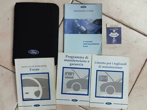 Libretto Uso e Manutenzione FORD FOCUS 2001  con custodia originale + OMAGGIO - Foto 1 di 9