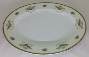 Noritake 16" Oval Serving Platter Romance - Picture 1 of 6