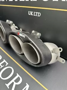 Audi RS3 8Y 2021+ 304 Edelstahl & Kohlefaser Akrapovic Auspuffspitzen - Bild 1 von 7