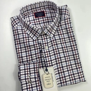Untuckit Salento Button Up Long Sleeve Wrinkle Free Shirt Size M Slim Fit NEW - Picture 1 of 6