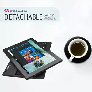 iView MAGNUS IV 4G LTE, 10.1" Detachable Laptop, 4GB/64GB Windows 10 Pro - Picture 1 of 10