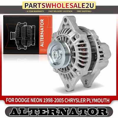 Alternator for Dodge Neon 1998-2005 SX 2.0 2003-2005 85 Amp 12 Volt CW 4-Groove - Image 1 of 4