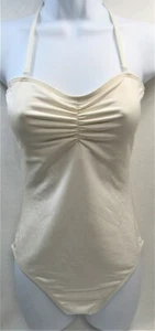Traje de Baño Majestic Natación Una Pieza Talla Grande Beige Junior's Nuevo - Imagen 1 de 8