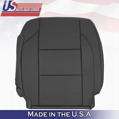 2005 to 2015 For Nissan Armada Titan Driver Side Top Leather Seat Cover Black - Image 1 of 4