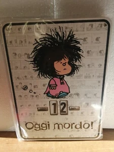 CALENDARIO PERPETUO PARETE MAFALDA OGGI MORDO! BY QUINO - Foto 1 di 2