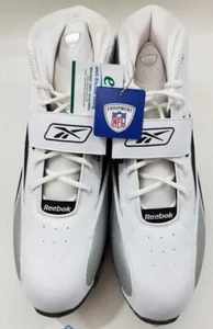 Reebok Equipment NFL Cleats Men's Size 17 Football  White and Black #327 - Picture 1 of 8